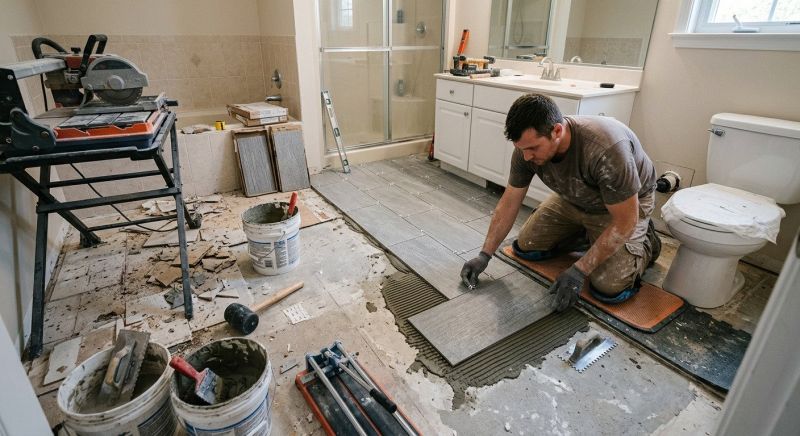 Bathroom Construction in Alpharetta, GA