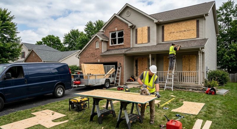 Window Boarding Service in Conroe, TX