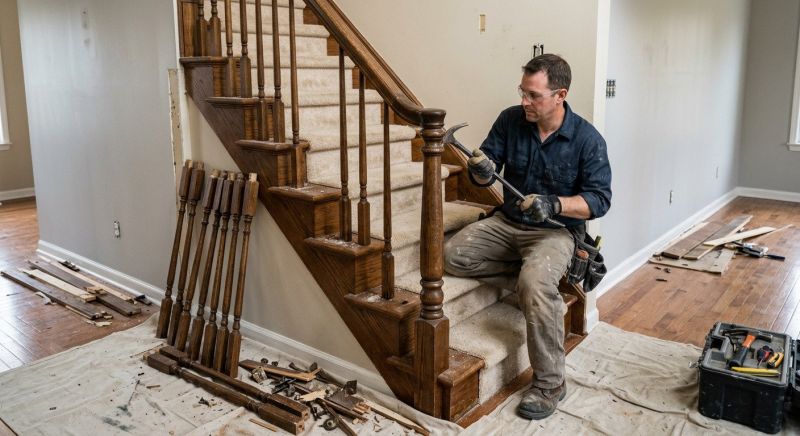 Banister Removal in Alpharetta, GA