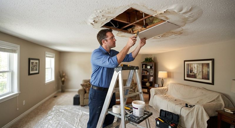Ceiling Leak Repair Service in Conroe, TX