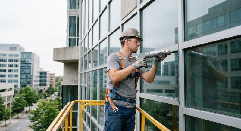 Commercial Window Caulking in Alpharetta, GA